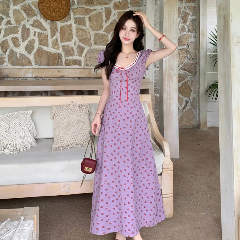 HUINIAN Short Sleeved Dress Women's-2