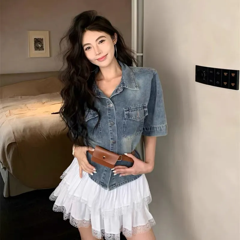HUINIAN Two Piece Skirt Sets Women's-3