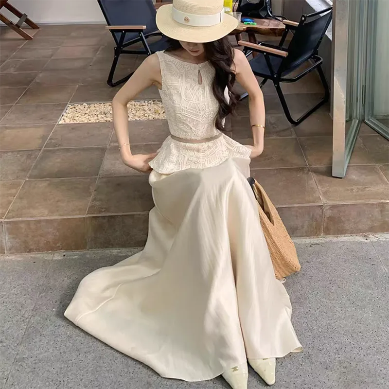 HUINIAN Two Piece Skirt Sets Women's-3