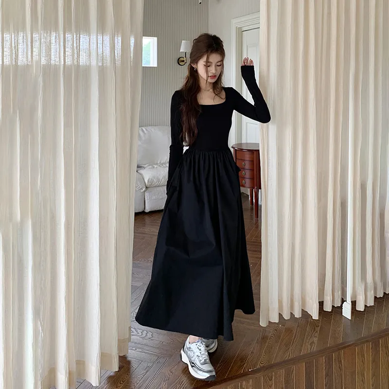 HUINIAN Long Sleeved Dress Women's-9