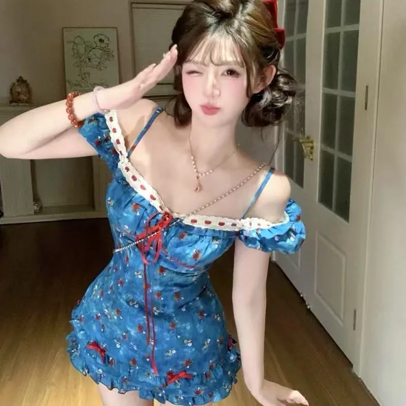 HUINIAN Short Sleeved Dress Women's-2
