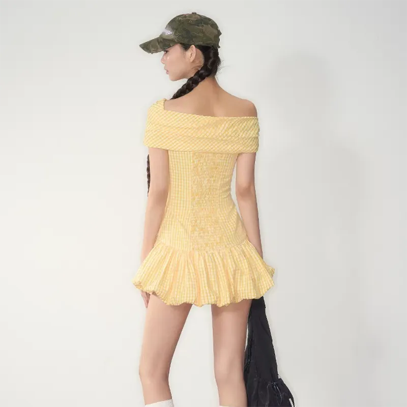 HUINIAN Short Sleeved Dress Women's-5
