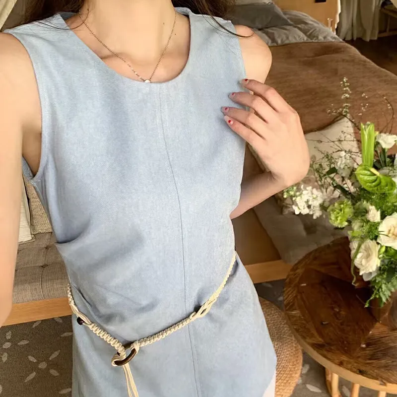 HUINIAN Sleeveless Dress Women's-6