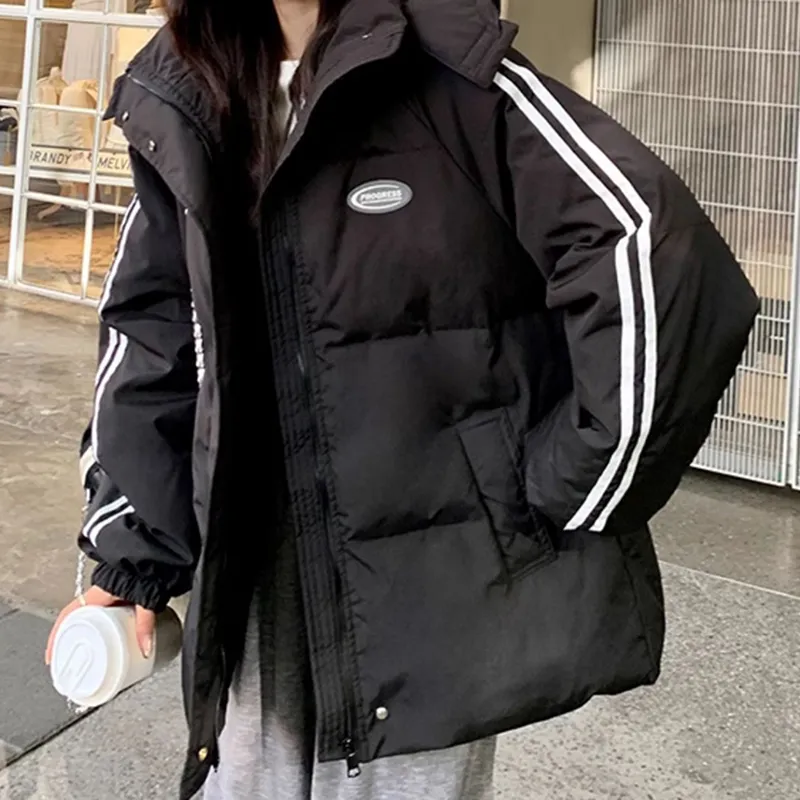 HUINIAN Puffer Jacket Women's Black-3