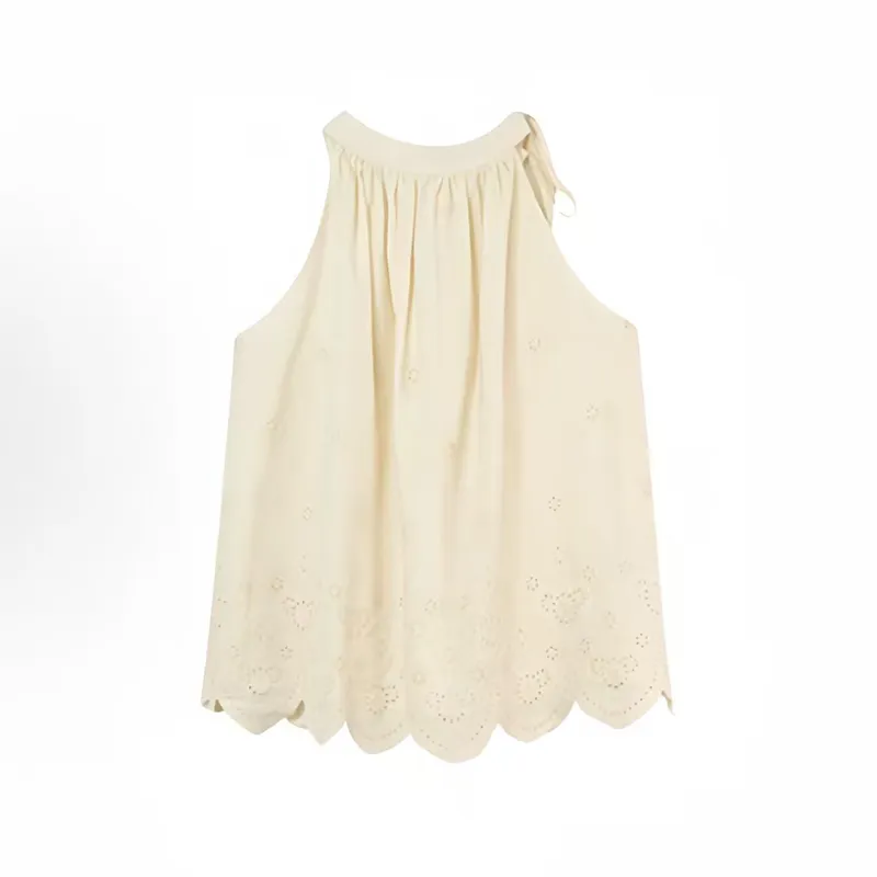 HUINIAN Camisole Women's Beige Apricot-1