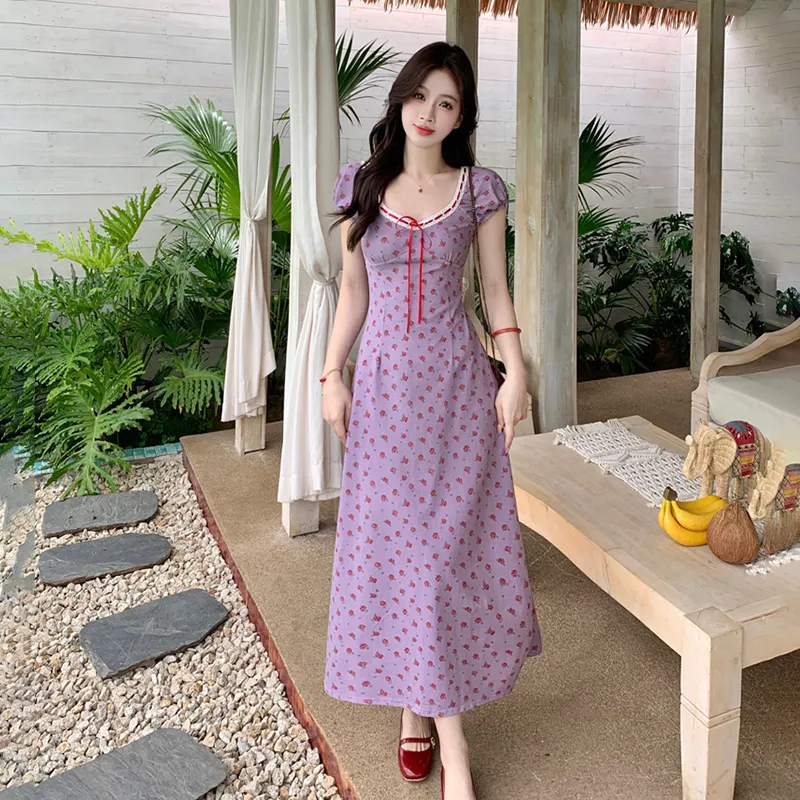 HUINIAN Short Sleeved Dress Women's-6