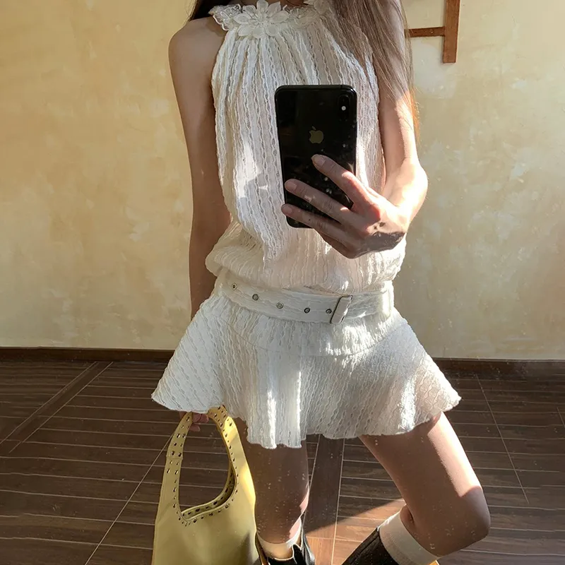 HUINIAN Sleeveless Dress Women's-3