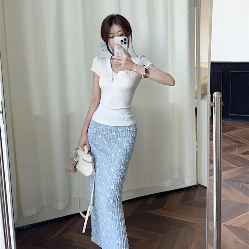 HUINIAN Two Piece Skirt Sets Women's-4