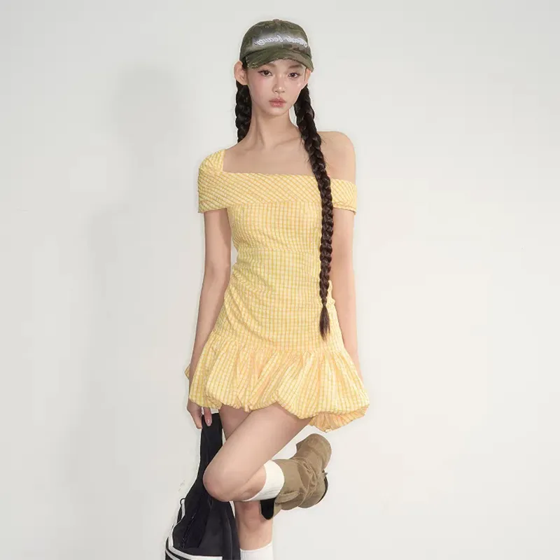 HUINIAN Short Sleeved Dress Women's-6