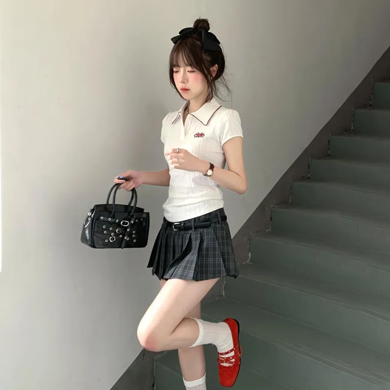 Pa33word Two Piece Skirt Sets Women's-3
