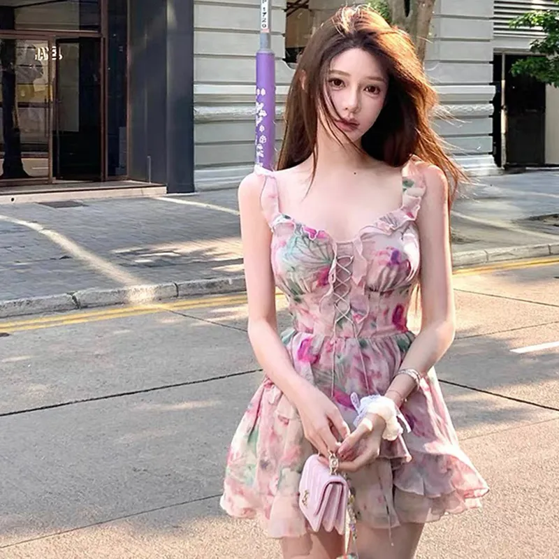 HUINIAN Short Sleeved Dress Women's-2