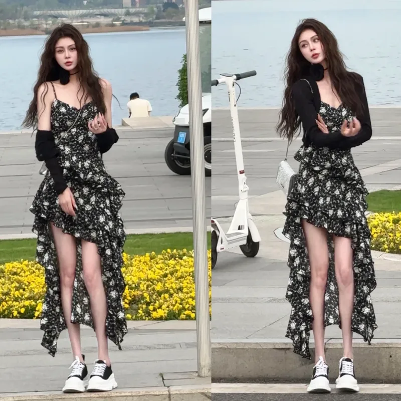 Fashion Skirt Set Women's Classic Black-3