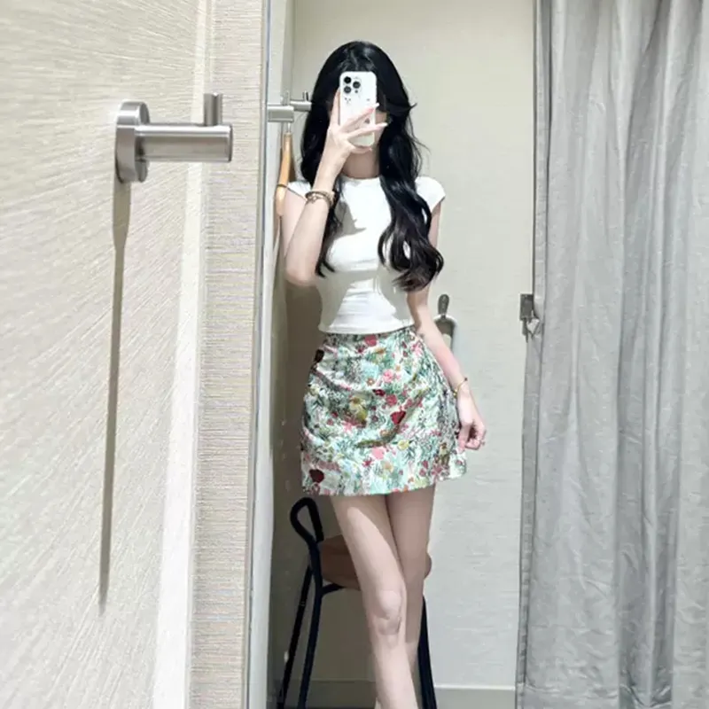 HUINIAN Two Piece Skirt Sets Women's-4