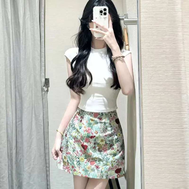 HUINIAN Two Piece Skirt Sets Women's-2