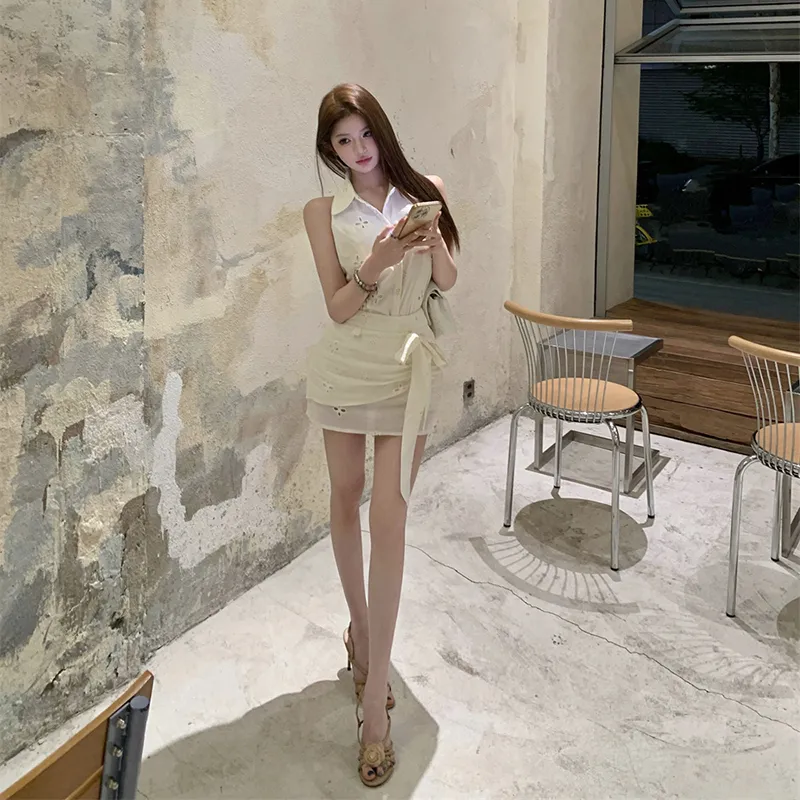 HUINIAN Two Piece Skirt Sets Women's-5