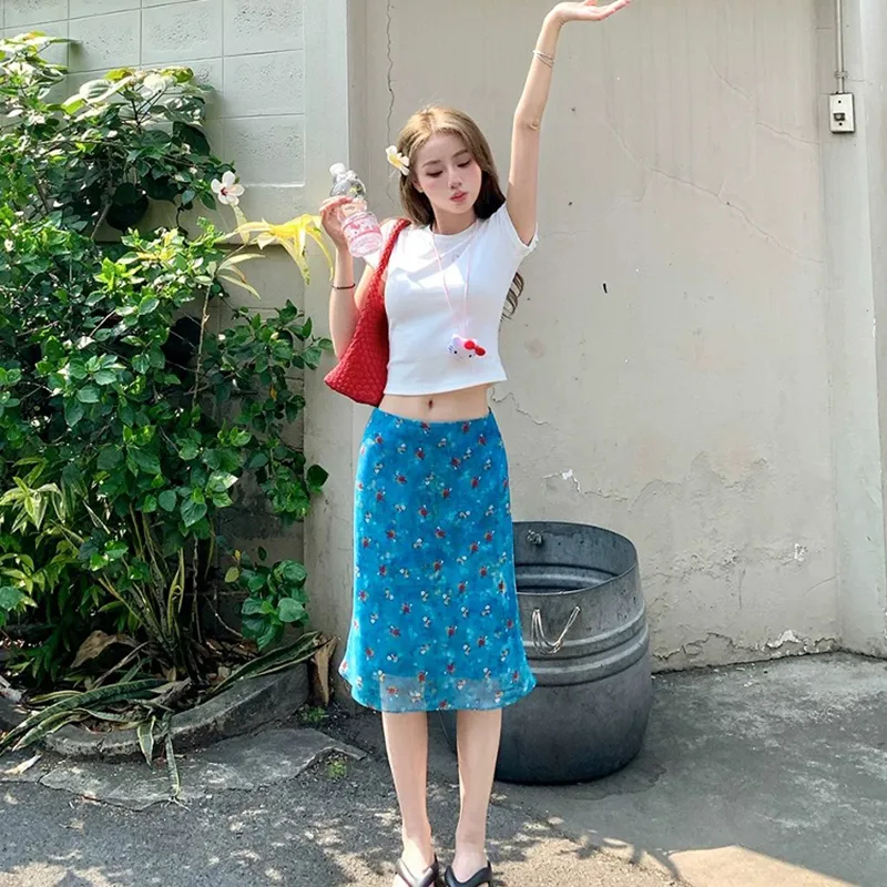 HUINIAN Casual Long Skirt Women's-4