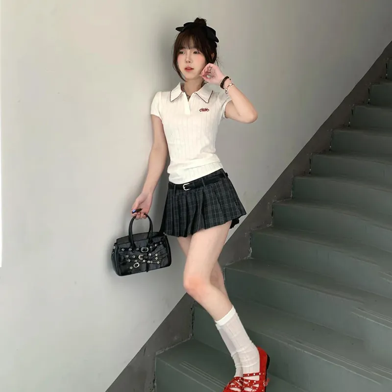 Pa33word Two Piece Skirt Sets Women's-4