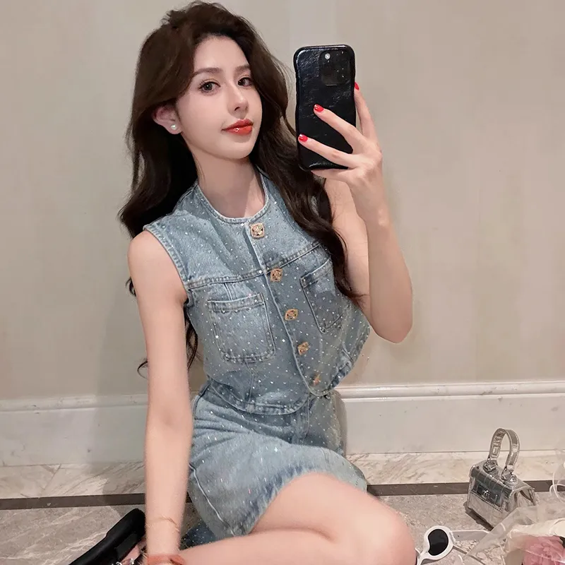 HUINIAN Two Piece Skirt Sets Women's-6