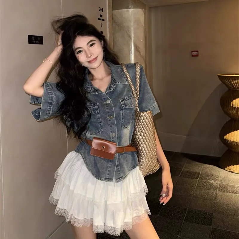 HUINIAN Two Piece Skirt Sets Women's-2