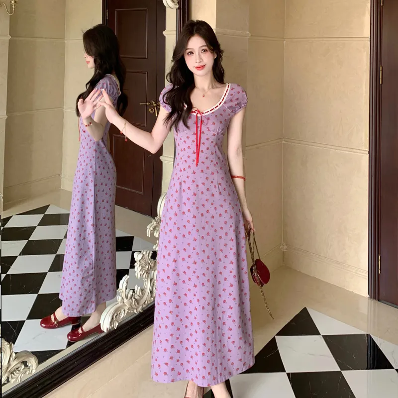 HUINIAN Short Sleeved Dress Women's-3