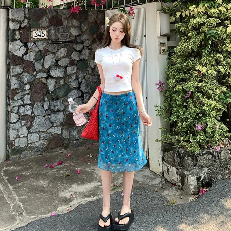 HUINIAN Casual Long Skirt Women's-2