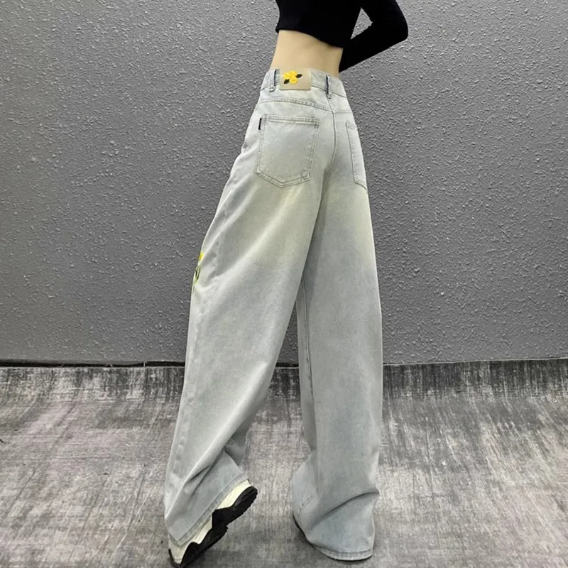 HUINIAN Jeans Women's Light Blue-6