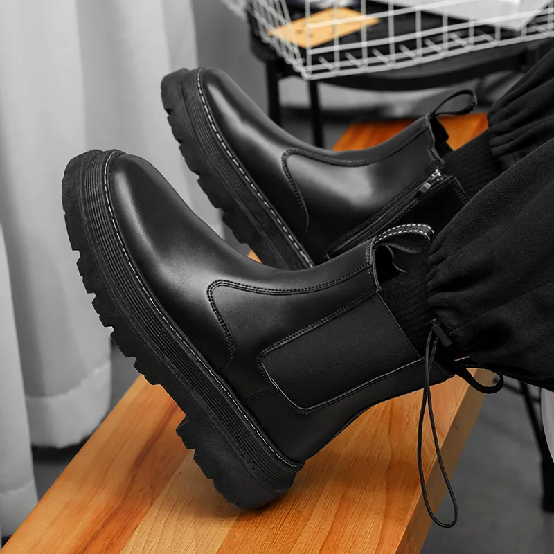 KAISER Chelsea Boots Men's Black-2