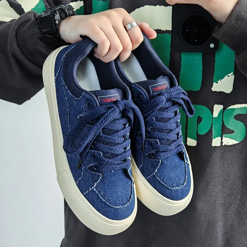KAISER Slip Resistant, Abrasion Resistant, Lightweight Low Top Skateboard Shoes Men's-1