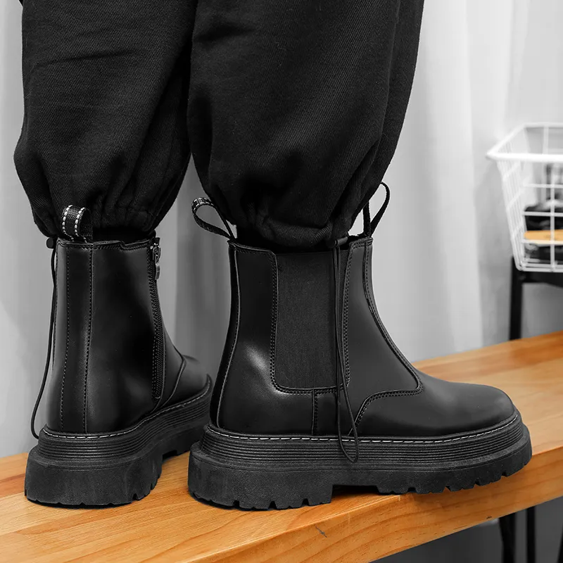 KAISER Chelsea Boots Men's Black-3