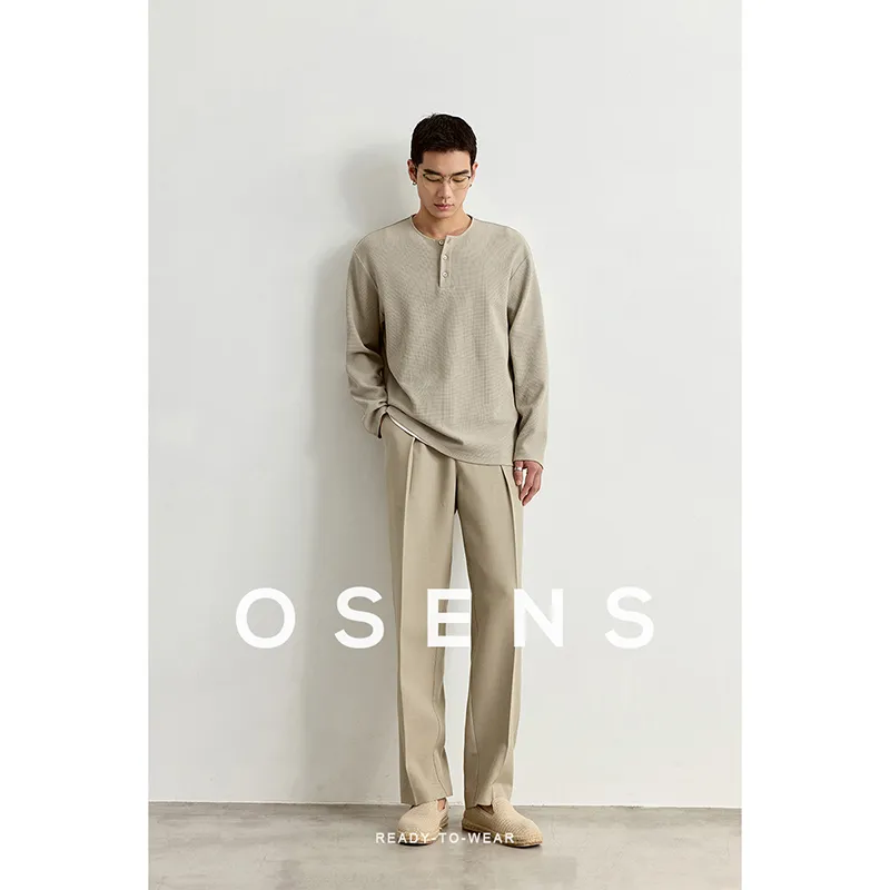 Osens Suit Trousers Men Pasture Green-3
