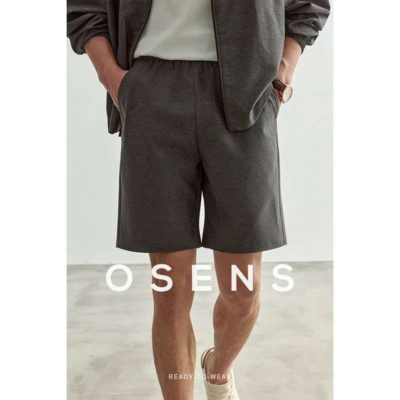 Osens Casual Shorts Men Dark Stone Gray-1