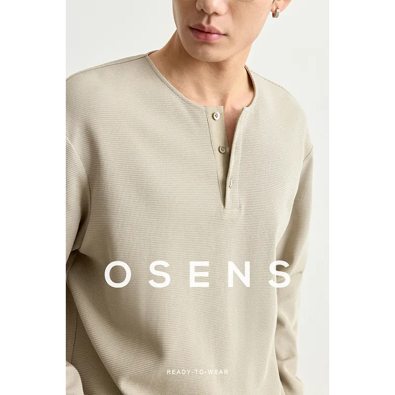 Osens T Shirts Men Reed Gray Green-3