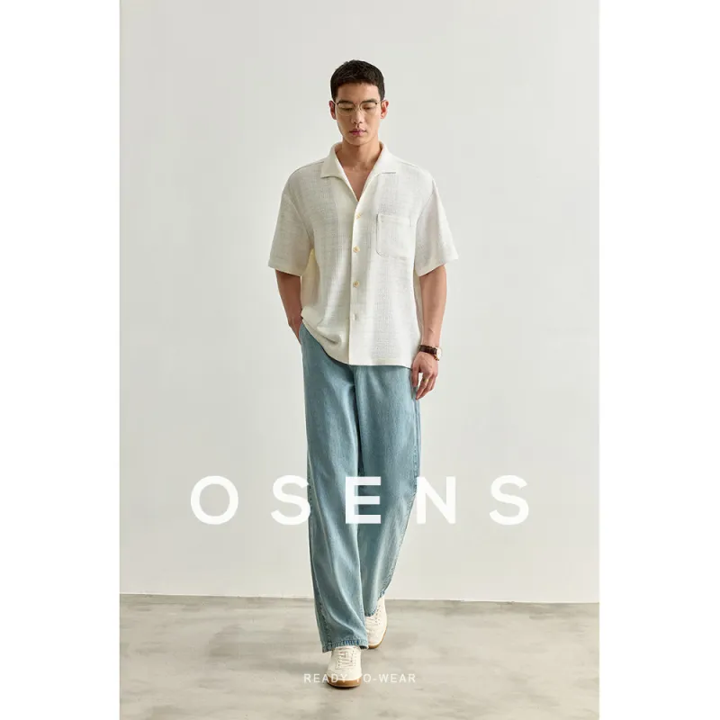 Osens Jeans Men Washed Blue-2