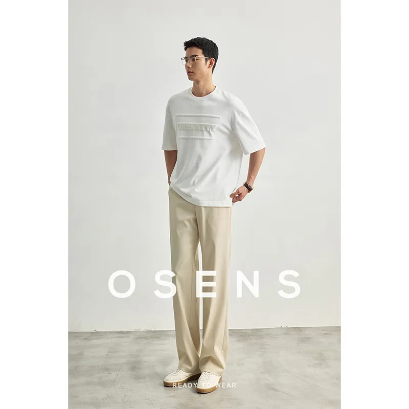 Osens Casual Pants Men Pumice Beige-3