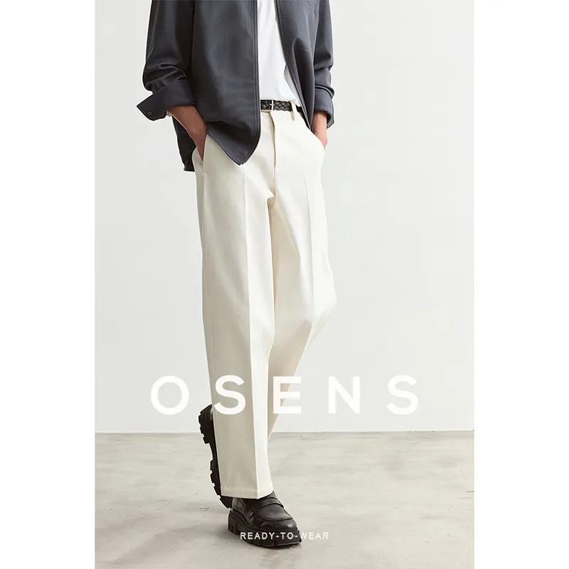 Osens Suit Trouser Men's Classic White-2