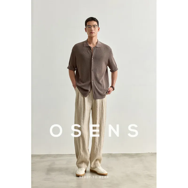 Osens Polo Shirts Men Tan-3