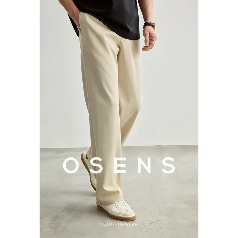 Osens Casual Pants Men Pumice Beige-4