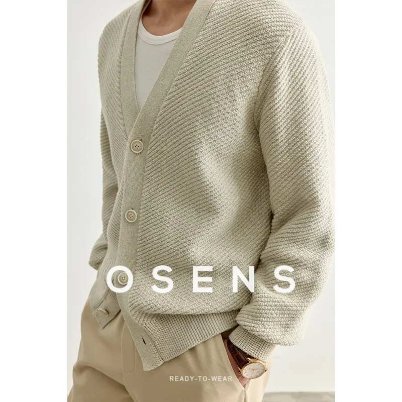 Osens Knitwear Men Pearl Gray-2
