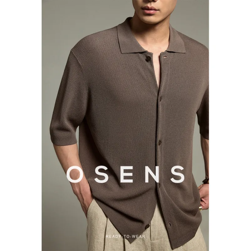 Osens Polo Shirts Men Tan-1