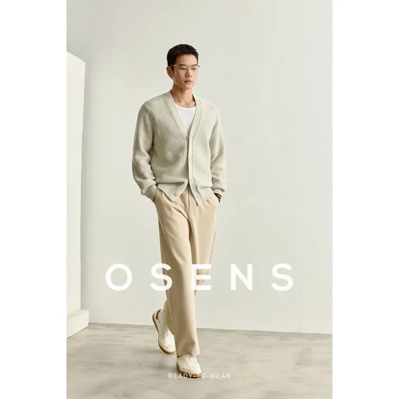 Osens Knitwear Men Pearl Gray-3