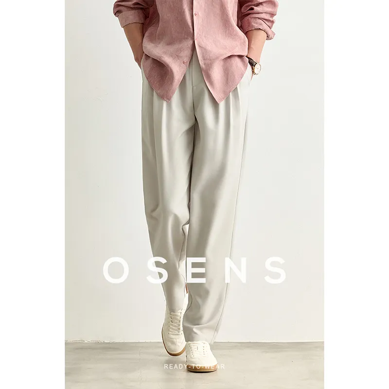 Osens Casual Pants Men Mist Gray-1