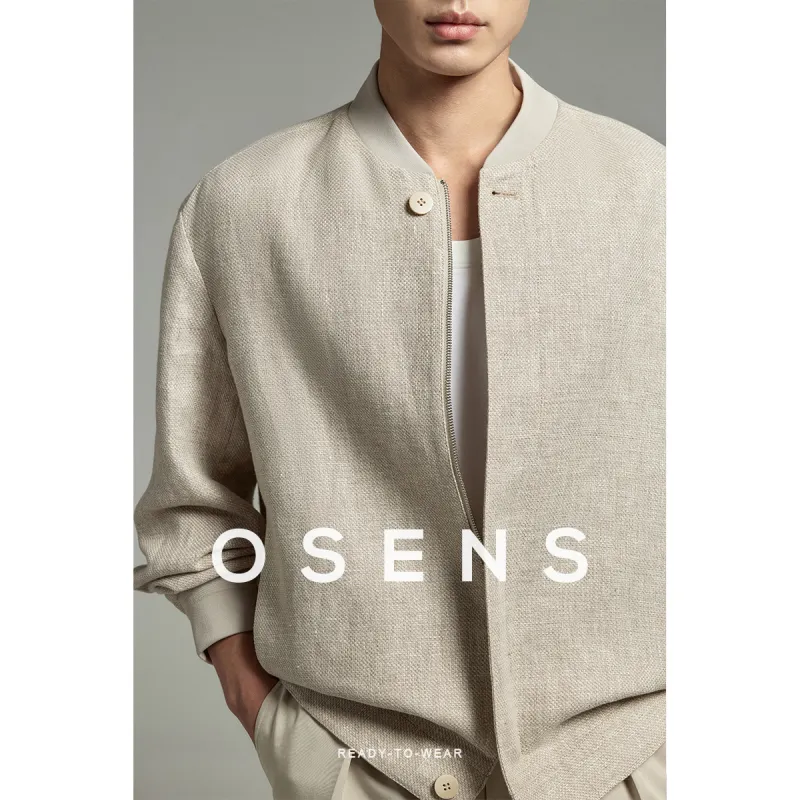 Osens Jackets Men Raw Hemp-1