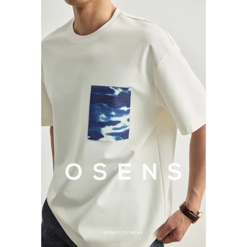 Osens T Shirts Men Classic White-1