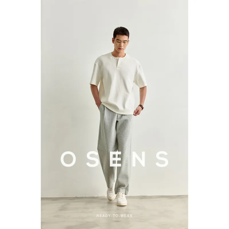 Osens Casual Pants Men Heather Gray-2