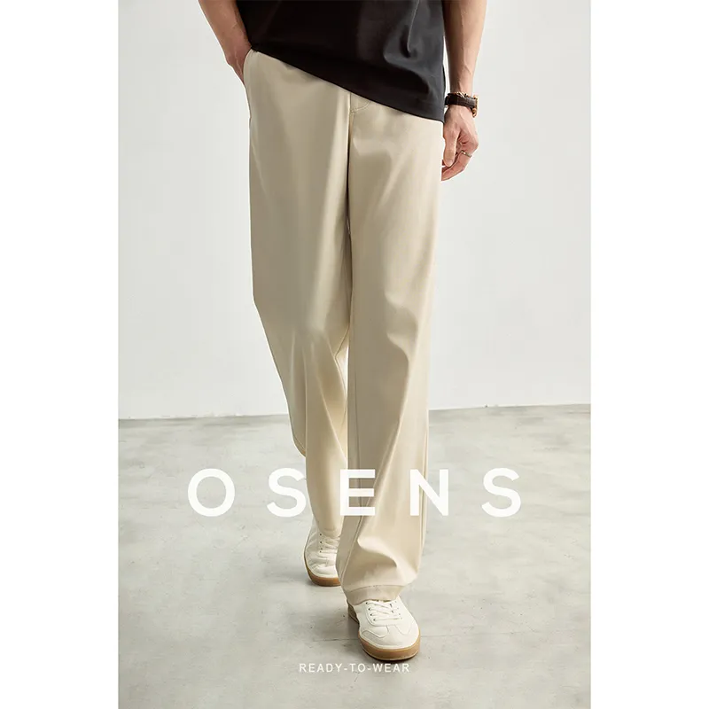 Osens Casual Pants Men Pumice Beige-2