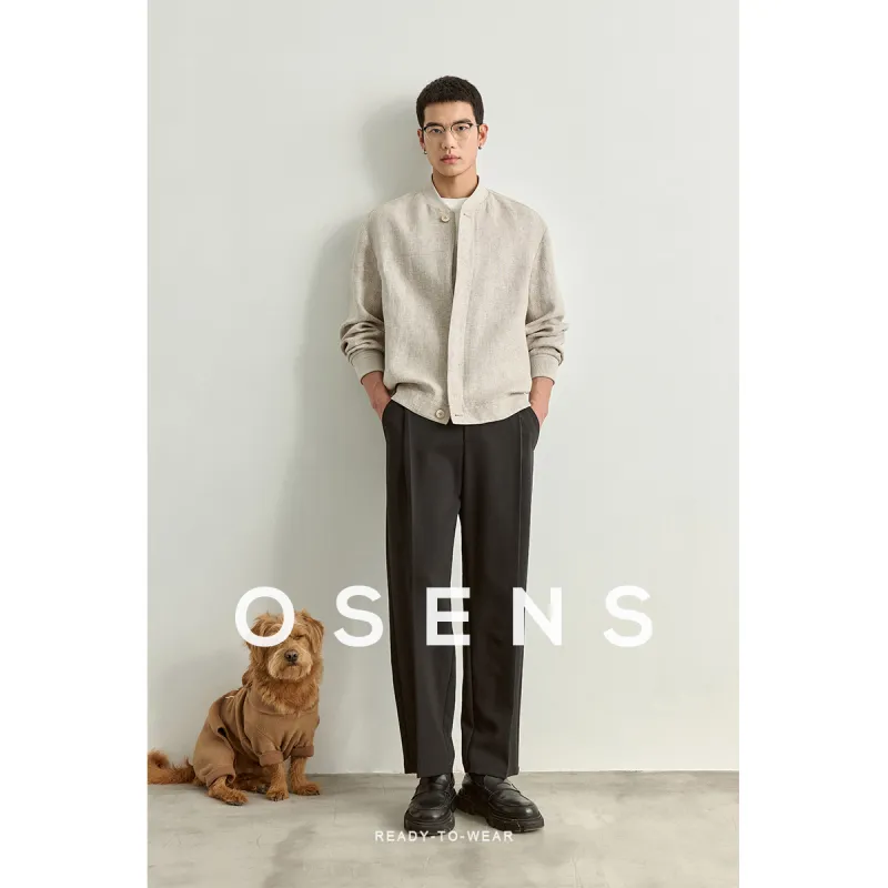 Osens Jackets Men Raw Hemp-3