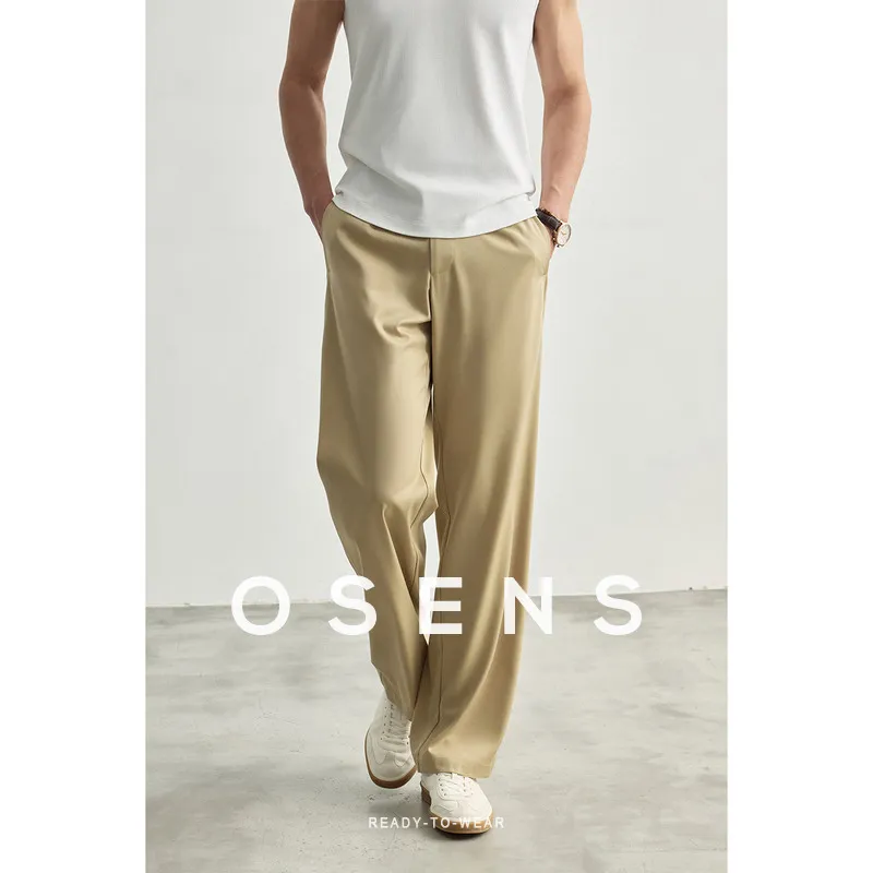 Osens Casual Pants Men Liquorice-1