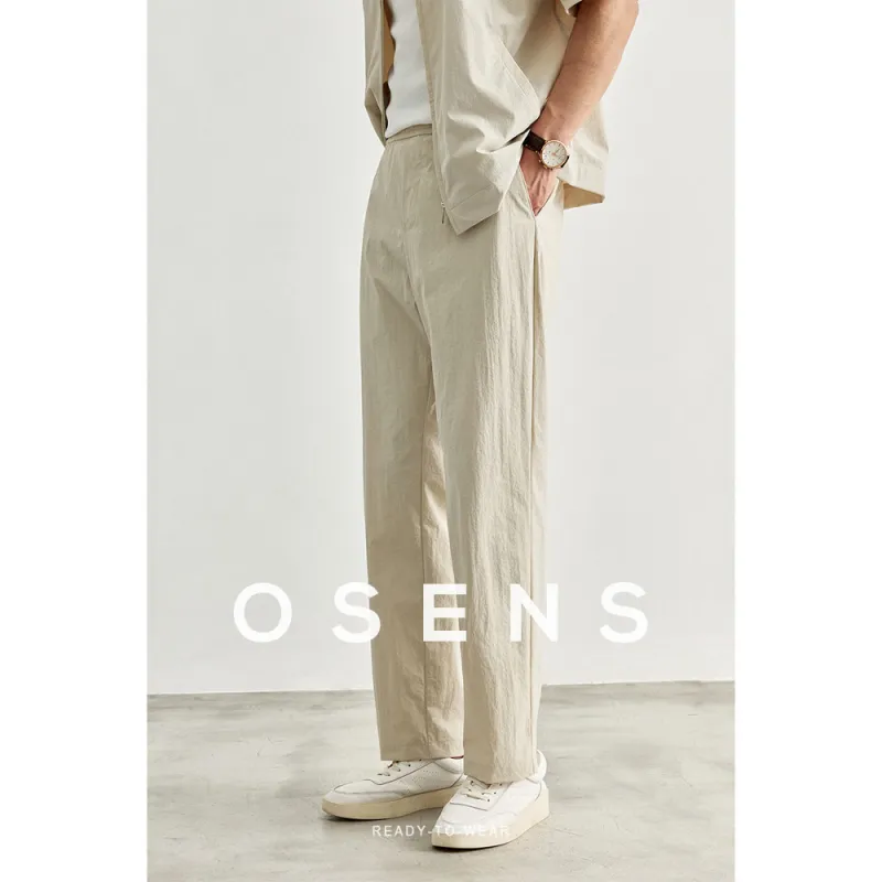 Osens Casual Pants Men Cold Lime-3