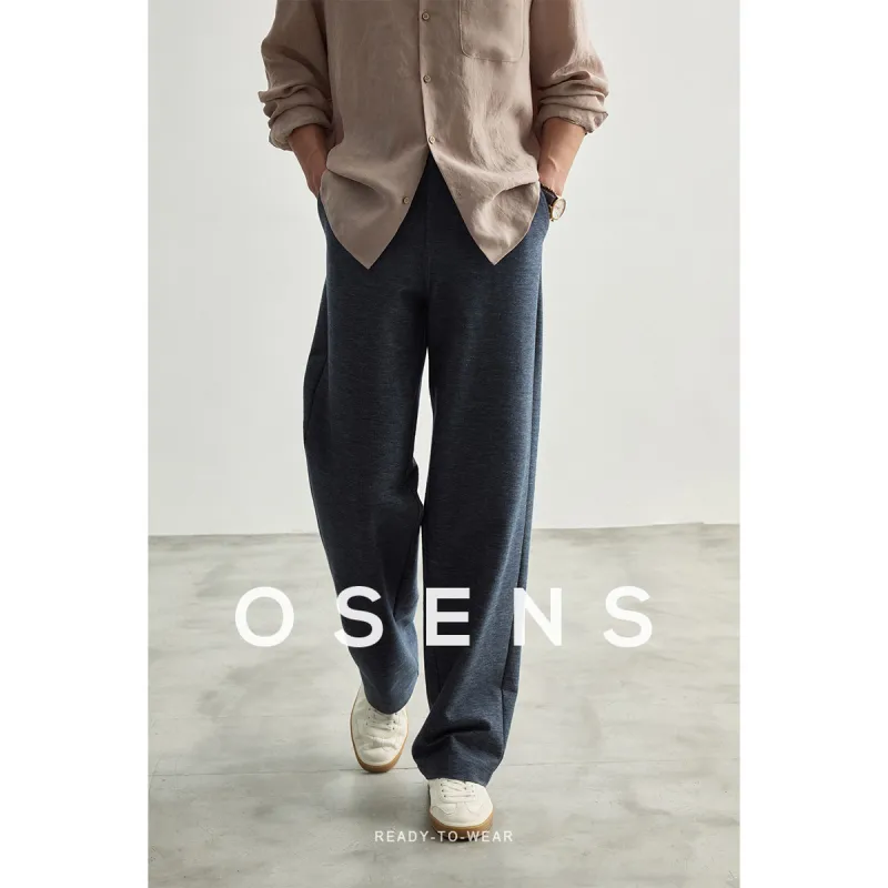 Osens Suit Trousers Men Denim Blue-2