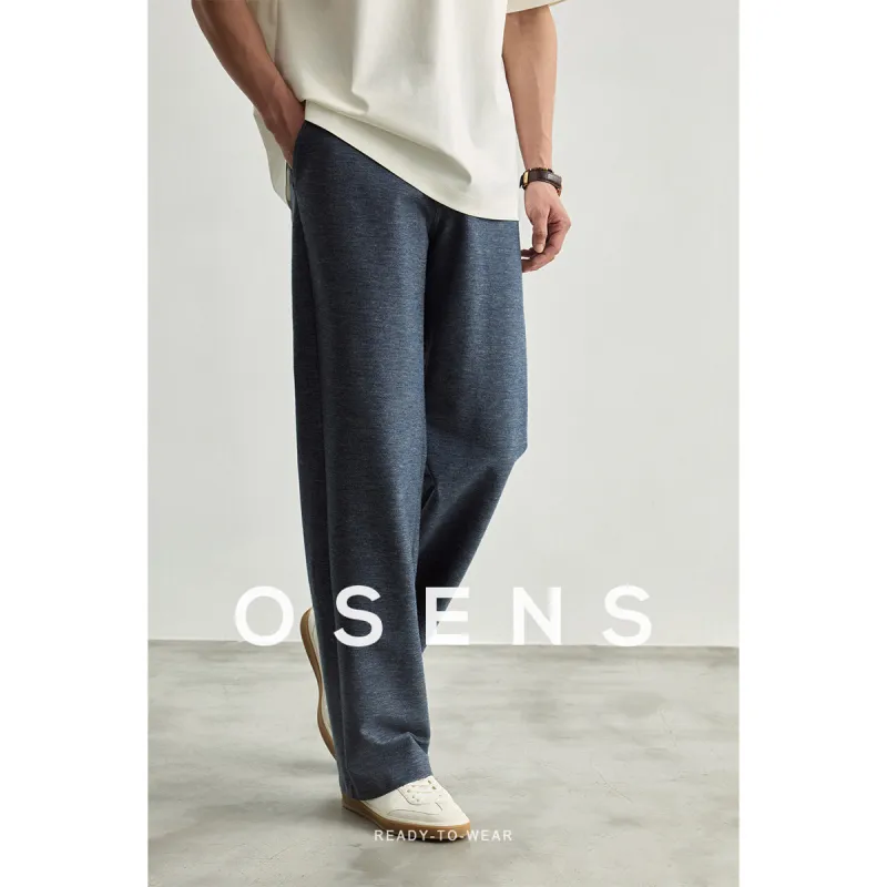 Osens Suit Trousers Men Denim Blue-1